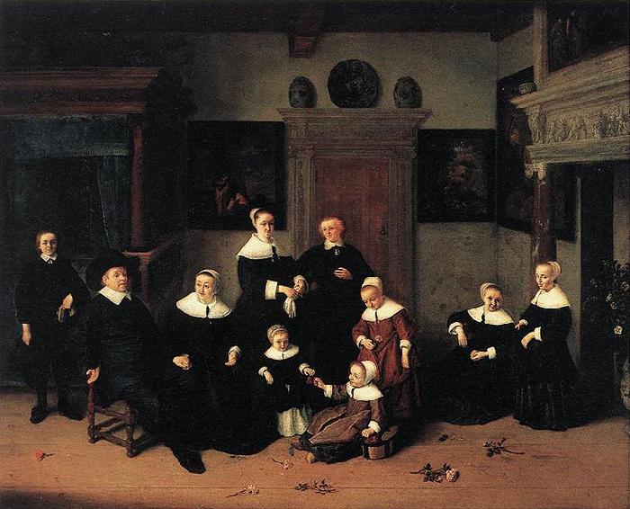 Adriaen van ostade Family portrait.